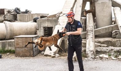 Momo enkaz için eğitiliyor