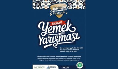 Kartepe Gastronomi Festivali Yemek Yarışması Başvuruları Başladı
