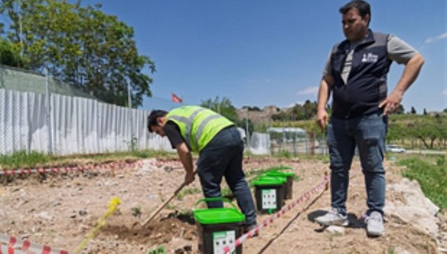 Organik atıklar hanelerde dönüşerek toprağı zenginleştiriyor