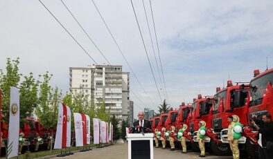 Yangınla Mücadelede Kara Gücüne 101 Yeni Araç Eklendi