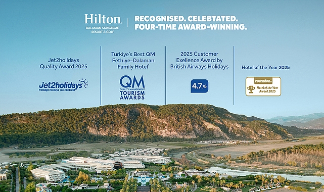 Mükemmellikle Tanınan, Tutarlılıkla Tanımlanan  Bir Başarı Hikayesi:  Hilton Dalaman Sarıgerme Resort & Golf’e  Uluslararası Ödü