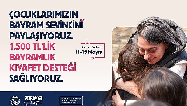 Üsküdar Belediyesi’nden Çocukların Bayram Sevincine 1500 Liralık Kıyafet Desteği