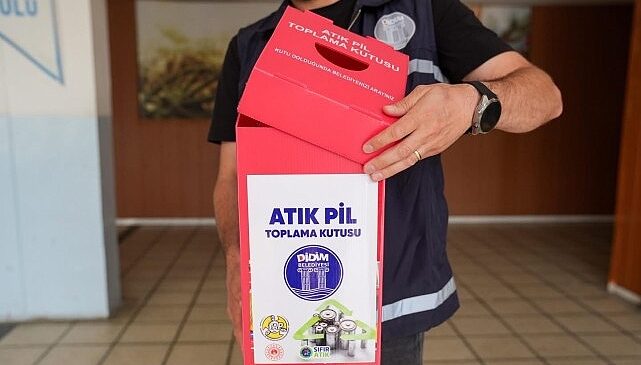 Didim’de Atık Piller Geri Dönüşüme Kazandırılıyor