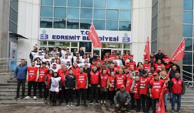 Edremit’te 1 Mayıs coşkuyla kutlandı