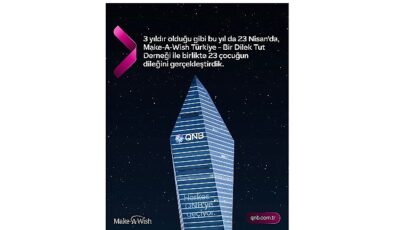 QNB Türkiye’den Dünya Dilek Günü’nde Anlamlı Farkındalık: Kristal Kule Maviye Büründü